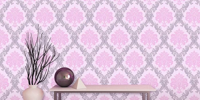 1001x1001 LIFAVOVY Pink Damask Peel and Stick Wallpaper Waterproof Removable Contact  Paper Decorative Self Adhesive Shelf Drawer Liner Roll 17.7