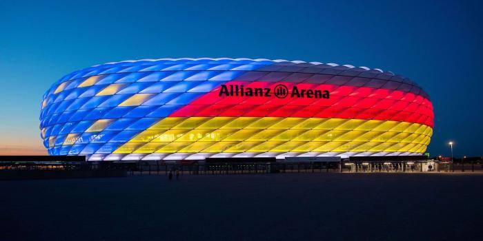 1366x768 Fc Bayern Support Germany's Bid For Euro - Allianz Arena Euro 2024