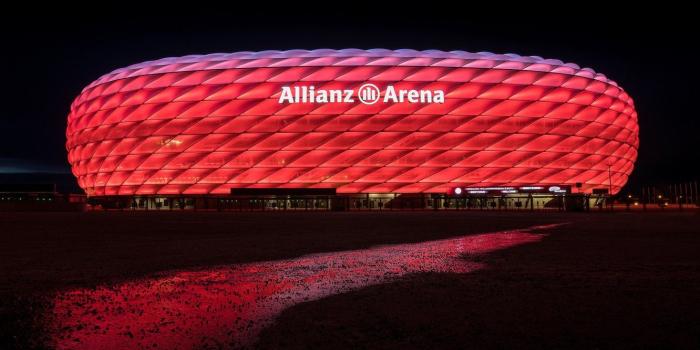 1332x850 Wallpaper Germany, Munich, backlight, stadium, Allianz Arena images