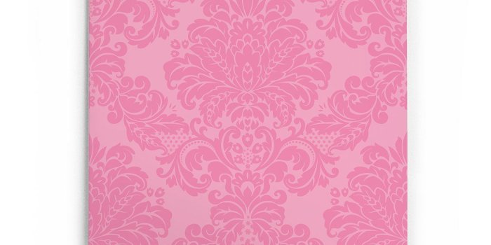 1220x1745 Sample Pink Damask Wallpaper by Muffin & Mani for Milton & King