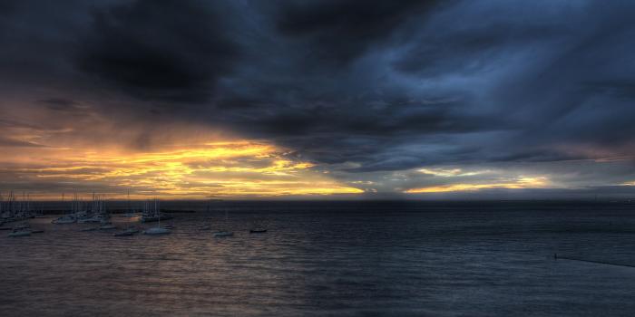 1920x1200 Beautiful Dark Clouds Wallpaper #6903193