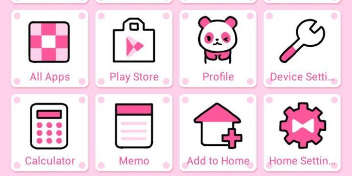 720x1230 Cute Wallpaper Pink Panda Theme for Android - APK Download