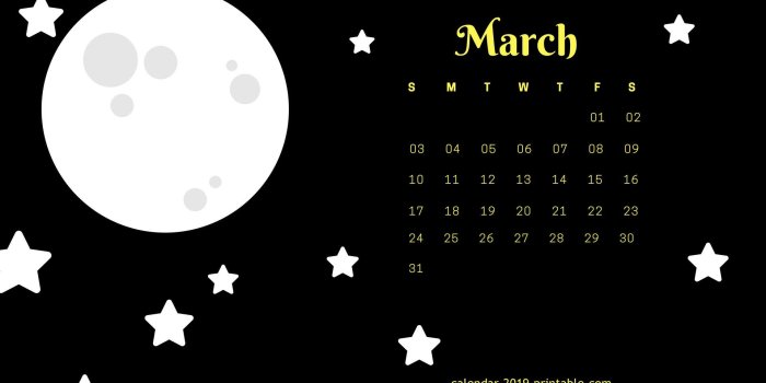 1920x1080 March 2019 Amazing Desktop Wallpapers - Free January 2019 Calendar