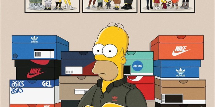 1080x1204 Homer's Style Is On Point! : Sneakers