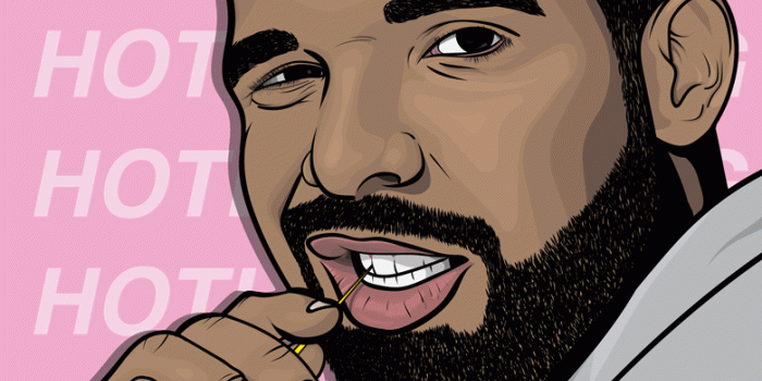 780x1140 yeezaholic: My Drake illustration & gif | Music in 2019 | Rapper art