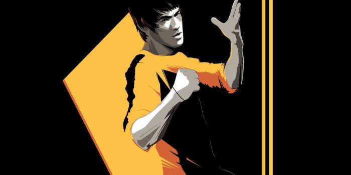 1332x850 Wallpaper Minimalism, Background, Art, Art, Bruce Lee, Bruce Lee