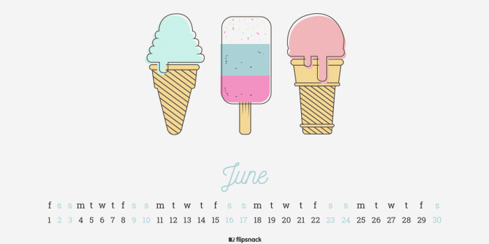 1920x1080 June 2018 wallpaper calendar for desktop & smartphone