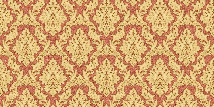 1920x1086 Palatino Classic Damask Wall Paper Beige Red Metallic PT3001-4