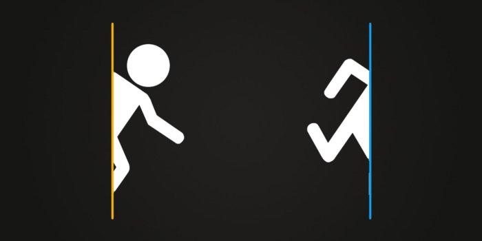 1800x1126 Minimalist Portal Wallpaper by younggeorge on @DeviantArt