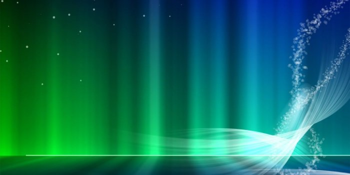 1366x768 Vista Blue And Green Aurora ❤ 4K HD Desktop Wallpaper for 4K Ultra