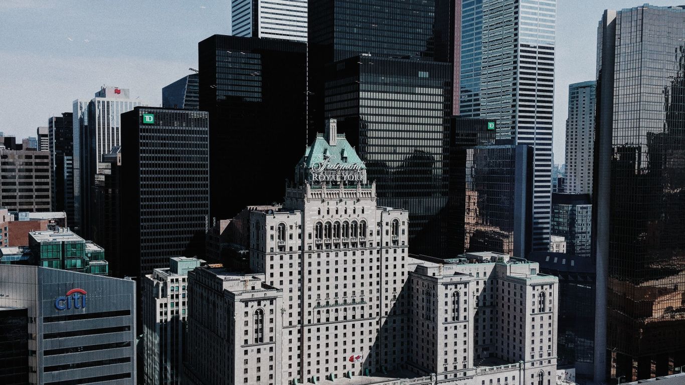 1366x768 Download 1366x768 wallpaper cityscape, 18 york st, toronto, canada
