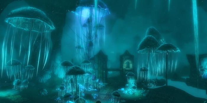 1920x1200 Extra Wallpapers - Glowing mushrooms