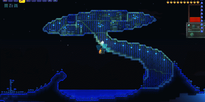 1600x900 Floating Island Truffle House! | Terraria Community Forums