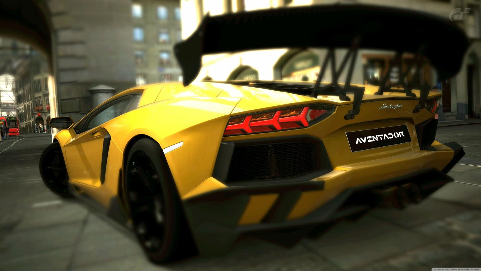 3840x2160 Lamborghini Aventador LP700-4 Inca Gold Yellow ❤ 4K HD Desktop