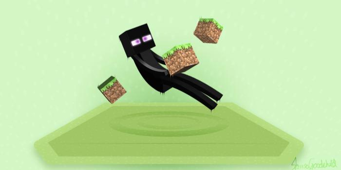 2560x1440 Enderman vs Slime Block Wallpaper I made - Imgur