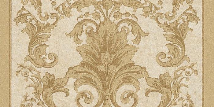 1000x800 Wallpaper Versace ornament gold cream 96216-5