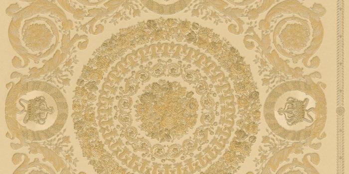 1000x900 Heritage by Versace - Gold - Wallpaper - 37055-4