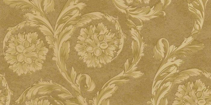 1000x800 Versace Luxury Gold Climbing Floral Wallpaper | Non-Woven | Versace | AS  Creation