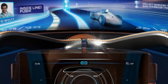 1080x1920 Mercedes-Benz Vision EQ Silver Arrow, interior, car, 1080x1920