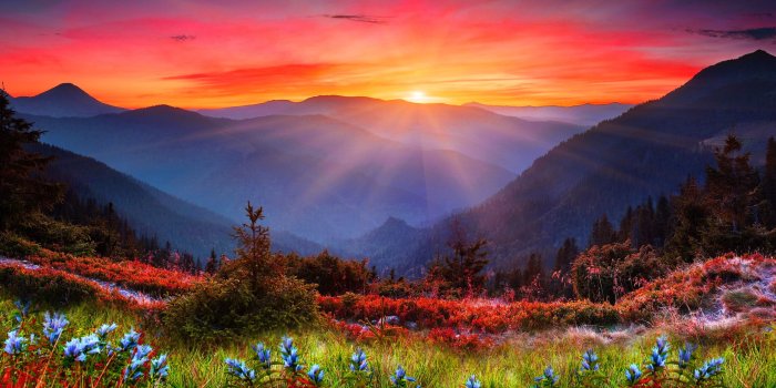 2560x1600 Beautiful Mountain Sunset Wallpaper - Album on Imgur