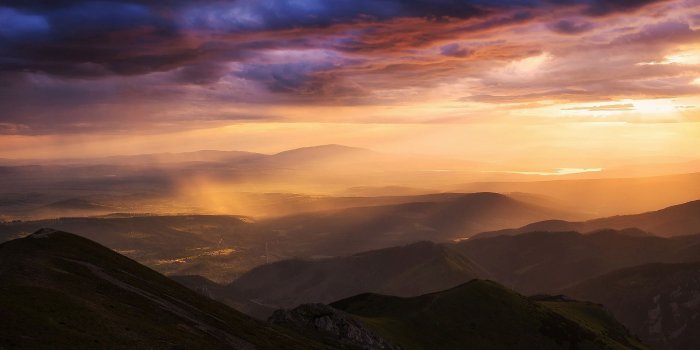 1920x1200 Amazing mountain sunset wallpaper - Nature wallpapers - #46561