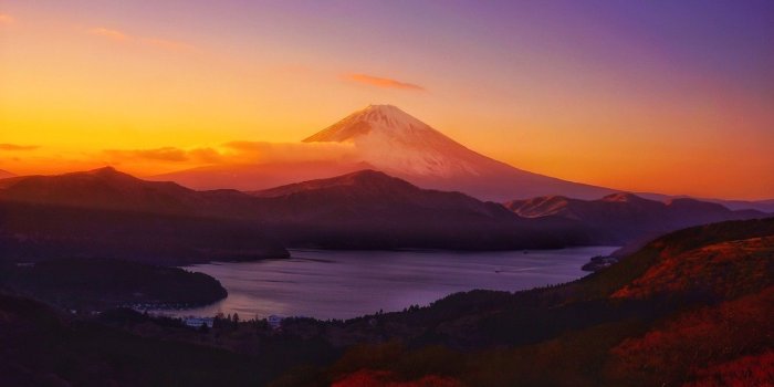 1332x850 Wallpaper Clouds, Sky, Landscape, Sun, Mountain, Sunset images for