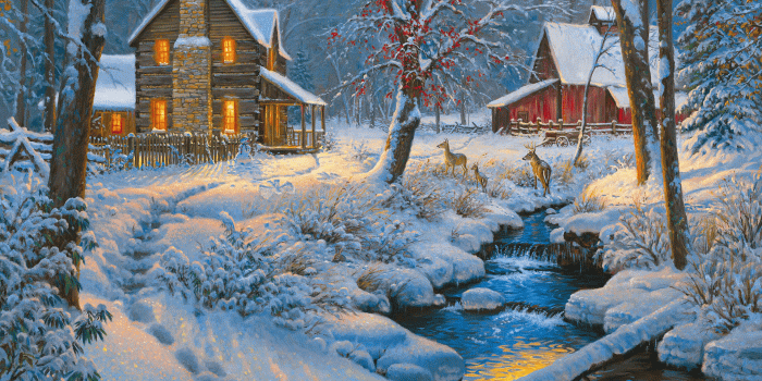 1920x1408 Winter in the Country HD Wallpaper | Background Image | 1920x1408