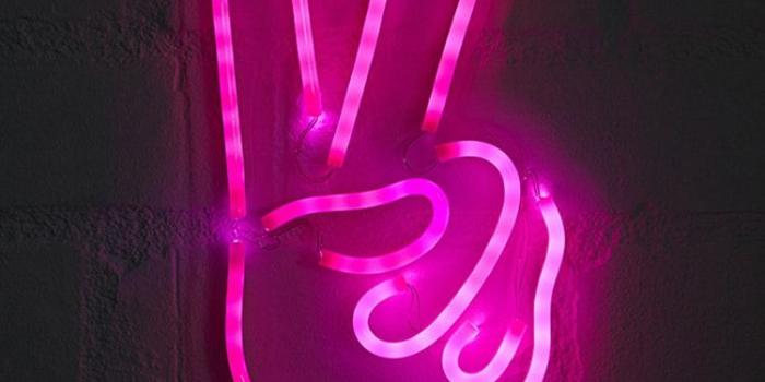 750x1125 Peace Sign LED Light | dorm in 2019 | Neon lights bedroom, Neon sign