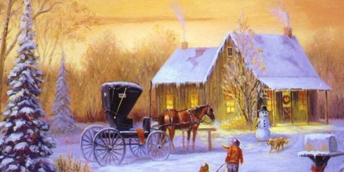 1024x768 Country Christmas Wallpaper - Wallpapers Browse