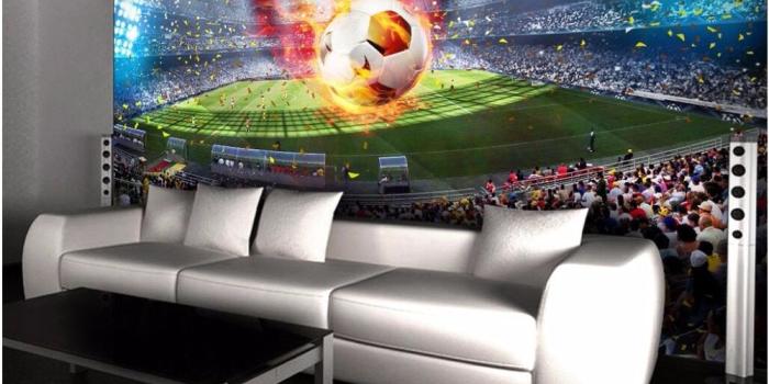 1000x873 Custom mural 3d photo wallpaper picture soccer field room decor background  painting 3d wall murals wallpaper for walls 3 d