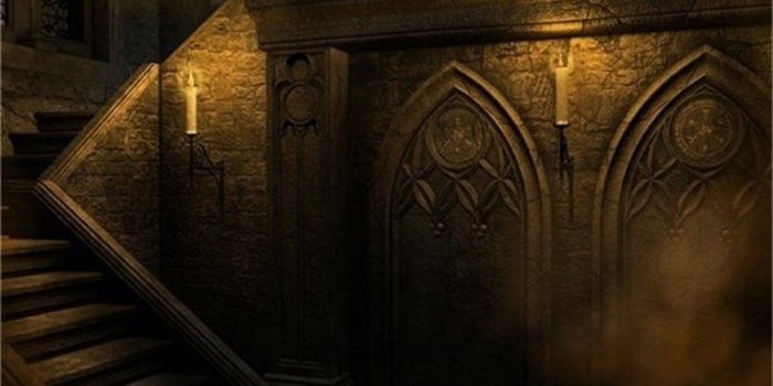 874x1270 AOFOTO 5x7ft Gloomy Gothic Medieval Room Backdrop Scary Halloween  Photography Background Horrible Vintage Haunted House Interior Stone Wall  Candle