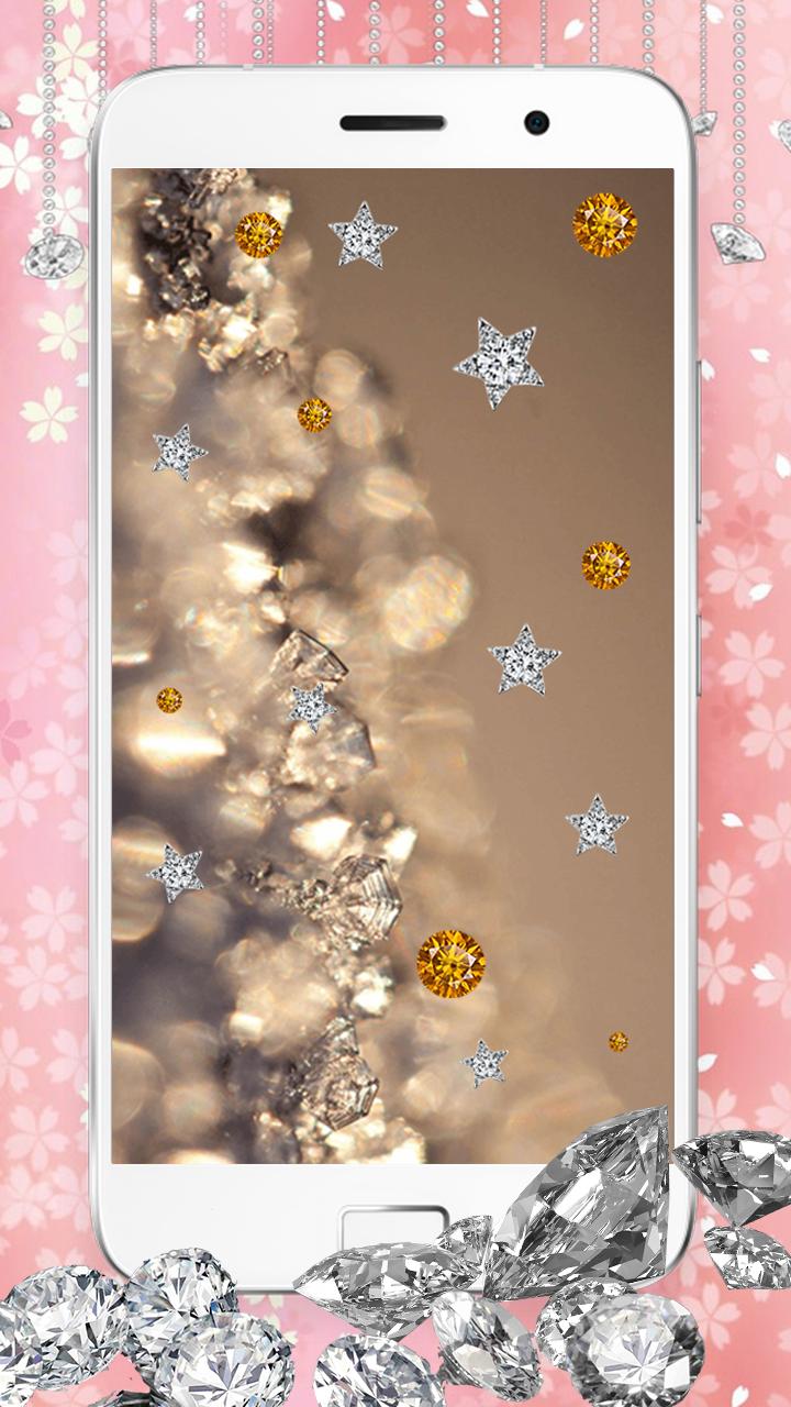 720x1280 Diamond Glitter Wallpaper with Moving Background for Android - APK