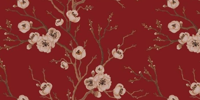 780x1015 Feathr - Japanese Floral Tree Wallpaper