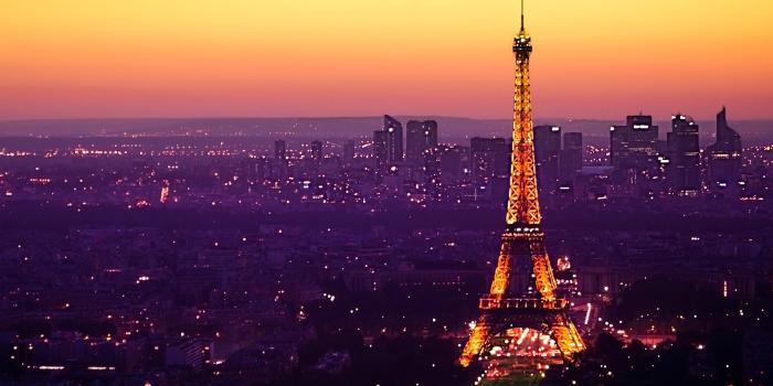 2048x2048 Paris Sunset Eiffel Tower Ipad Air Wallpaper HD Desktop Wallpapers