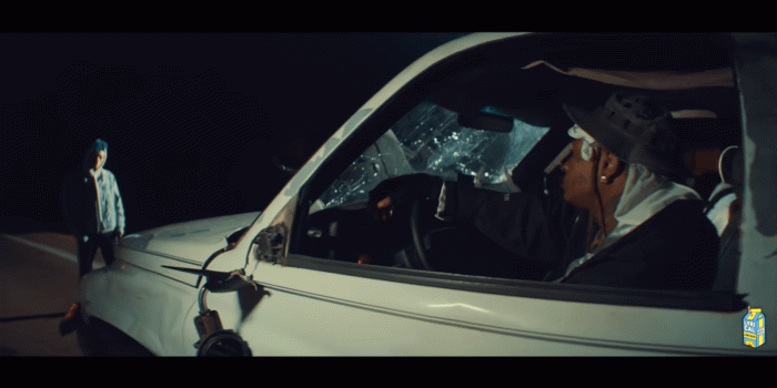 1920x1080 X reference and tribute in Ski Mask's LaLa music video : XXXTENTACION