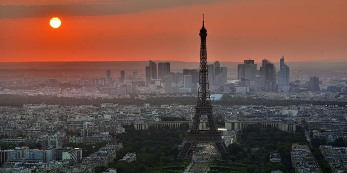 1280x853 Image Paris Eiffel Tower France Tower Sun sunrise and sunset Cities