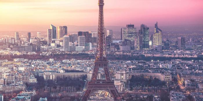 1650x1070 Sunset Eiffel Tower Wallpaper | MuralsWallpaper