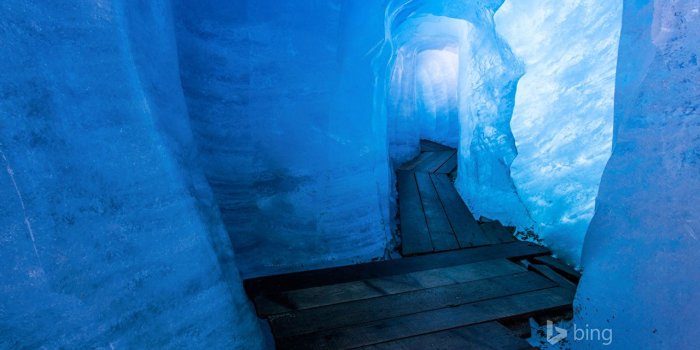 1280x800 Wallpaper Switzerland Ice Cave Nature