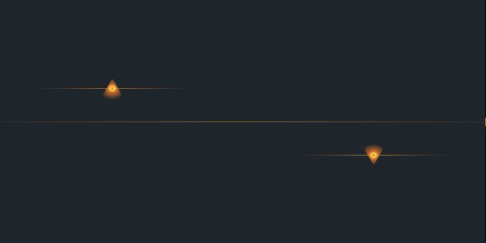 3200x1920 Abstract, triangle, orange, black background HD wallpaper