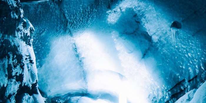 1080x1920 iPhone Wallpaper | Glacial landform, Ice cave, Glacier, Water