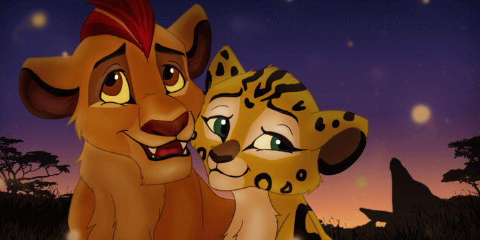 1440x900 Free download Kion and Fuli The Lion Guard Fireflys by AlexisHunter