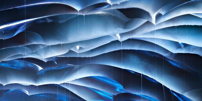 2048x1152 Ice cave of earth HD wallpaper download