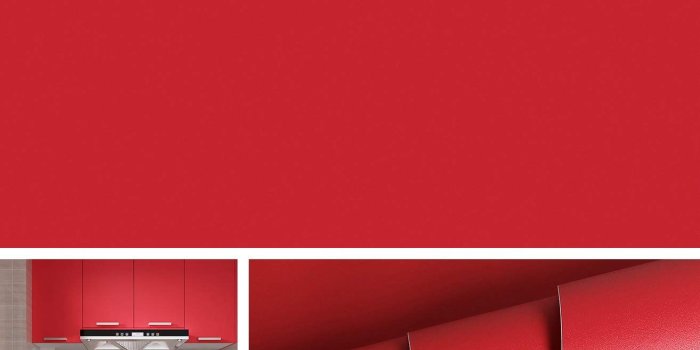 1314x1314 Amazon.com: Livelynine Solid Red Peel and Stick Wallpaper for