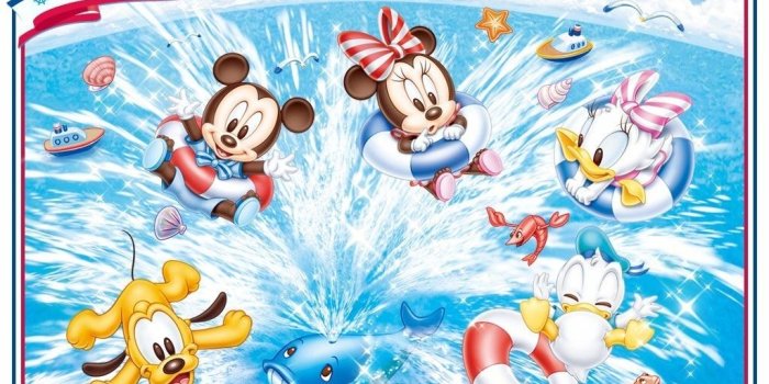 1024x768 Baby Mickey and Friends Summer Fun - Disney Wallpaper (7004439) - Fanpop