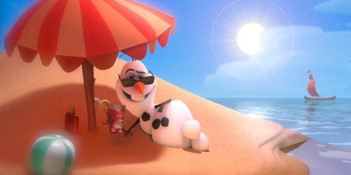2724x1491 disney frozen olaf summer holidays HD desktop wallpaper : Widescreen