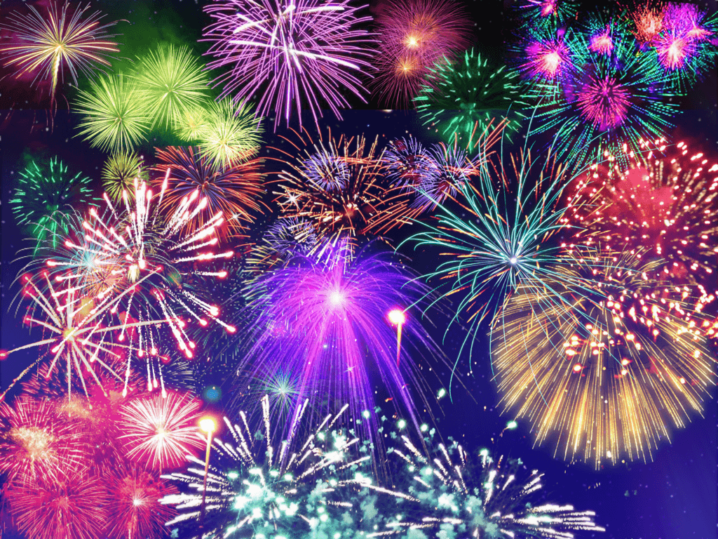 1024x768 Fireworks Colorful Magic #4239190, 1024x768 | All For Desktop