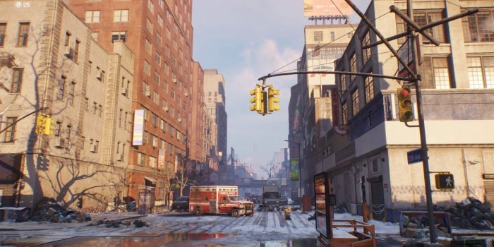 1280x720 Post-Apocalyptic City Scene 6 - [Live Wallpaper] - City Ambience