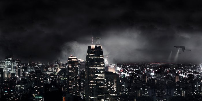 3840x2160 Dark City Background ·① WallpaperTag