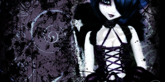 1316x1060 gothic anime | ゴシックアニメ -Gothic Anime | Gothic anime, Emo