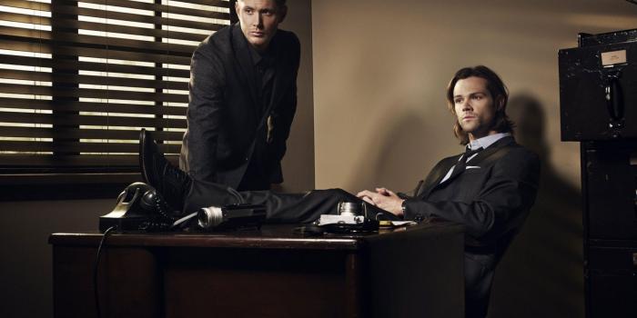1920x1080 Supernatural Season 9 Castiel And Crowley Desktop Wallpaper